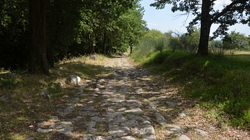 Via Flaminia at Carsulae, Italy