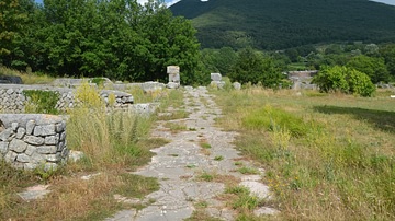 Northern Side of the Forum of Carsulae, Italy