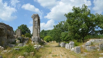 Cardo Maximus of Carsulae, Italy