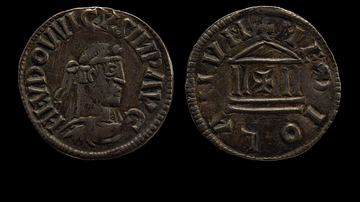 Coin Depiction of Louis the Pious