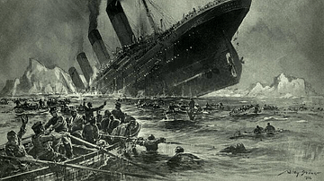 Sinking of the Titanic by Stöwer