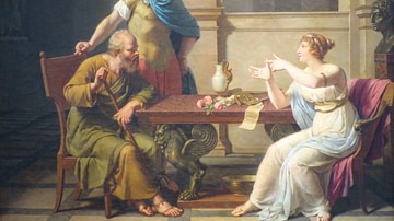 Socrates Visiting Aspasia