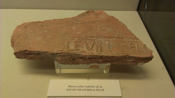 Stamped Brick with the Mark of Legio VII Gemina