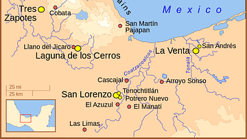 Principal Olmec Settlements