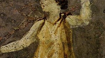 Fresco of Hipparchia of Maroneia
