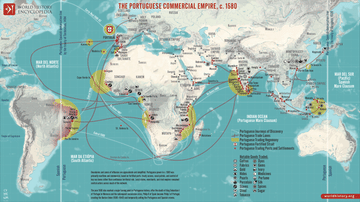 Spanish Colonisation Map Map of the Spanish Colonial Empire - World History Encyclopedia