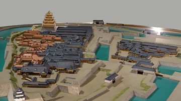 Model of Edo Castle during the Tokugawa Period