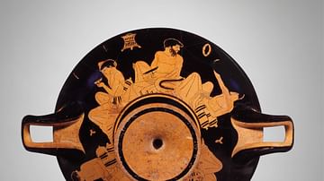 Kylix with Symposium Scene