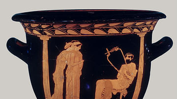 Musical Scene on a Bell Krater