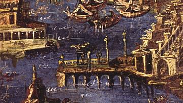 Port Scene, Fresco from Stabiae