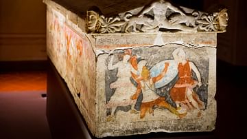 Detail of Amazon Sarcophagus, Tarquinia