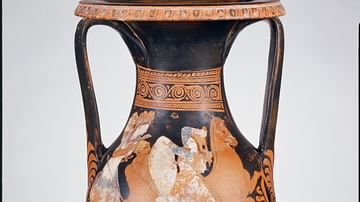 Wine Jar with Greeks Fighting Amazons