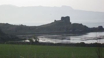 Ruins of Knock Castle, Isle of Skye, Scotland