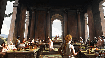 Lavish Roman Feast