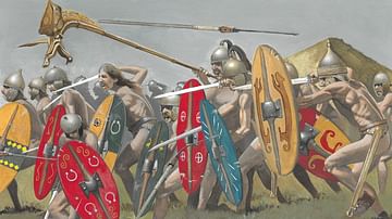 Artist's Impression of Celtic Warriors