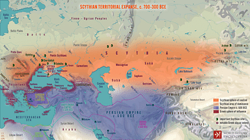 Scythian Territorial Expanse, c. 700-300 BCE