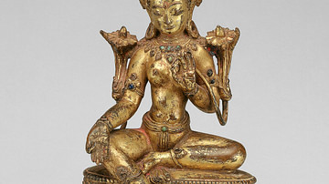 Seated Green Tara