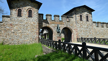 The Porta Praetoria of Saalburg Roman Fort