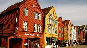 Merchant Houses, Bryggen, Bergen