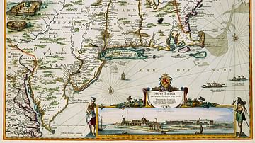 New Netherland Map