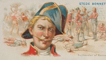 Stede Bonnet Cigarette Card