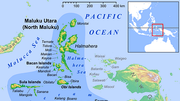 Maluku Islands in Indonesia