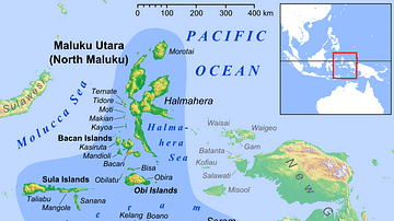 Maluku Islands in Indonesia