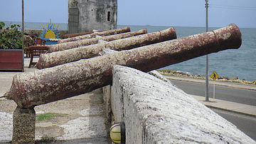 Cannons at Cartagena