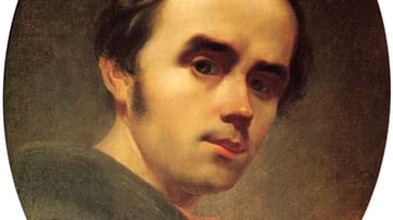 Self-portrait of Taras Shevchenko