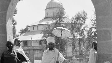Ethiopian Monastery of Debre Libanos in 1934