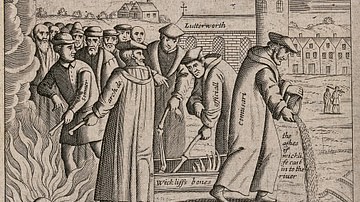 Exhumation of John Wycliffe