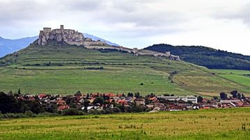 The ruins of Spiš Castle