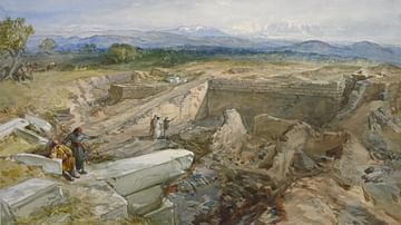Excavation of Troy, 1877
