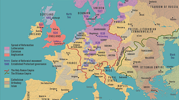 Religions in Europe in the 16th Century