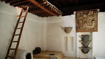 Reconstructed Interior of a House in Ҫatalhöyük