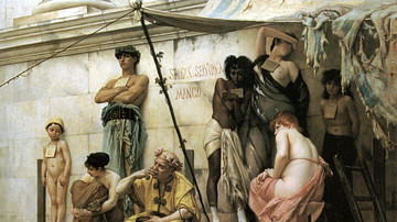 Ancient Roman Slave Market