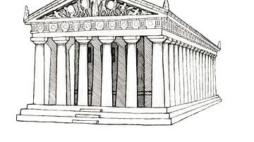 Classical Greek temple (From the Novel 
