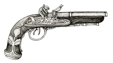Flintlock pistol (From the Novel 