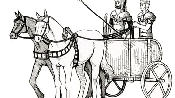 Bronze Age Greek chariot (From the Novel 