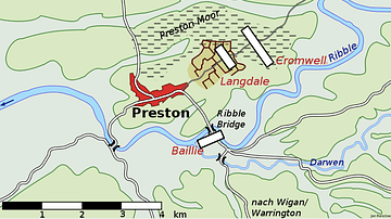 Troop Dispositions, Battle of Preston