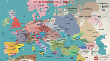 Europe Before the Fall of Constantinople, c. 1450