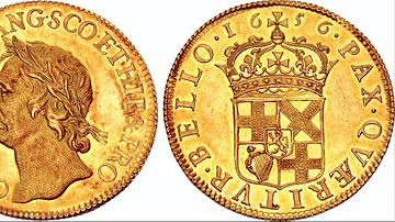 Gold Coin of Oliver Cromwell