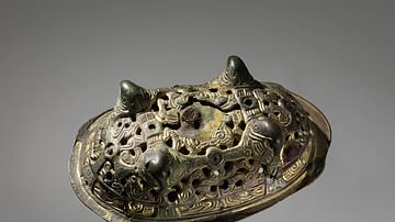 Viking Oval Brooch