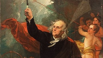 Benjamin Fra Portrait of Benjamin Franklin - World History Encyclopedia