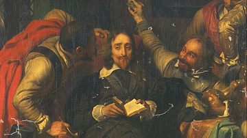Charles I Insulted by Cromwell's Soldiers