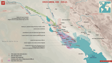 Mappa della Civiltà Sumera