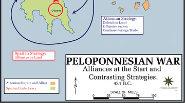 Map of the Peloponnesian War, Beginning