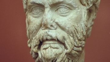 Marble Head of a Greek Philosopher