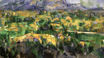 Mont Sainte-Victoire by Cézanne