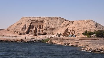 Approaching Abu Simbel by Boat